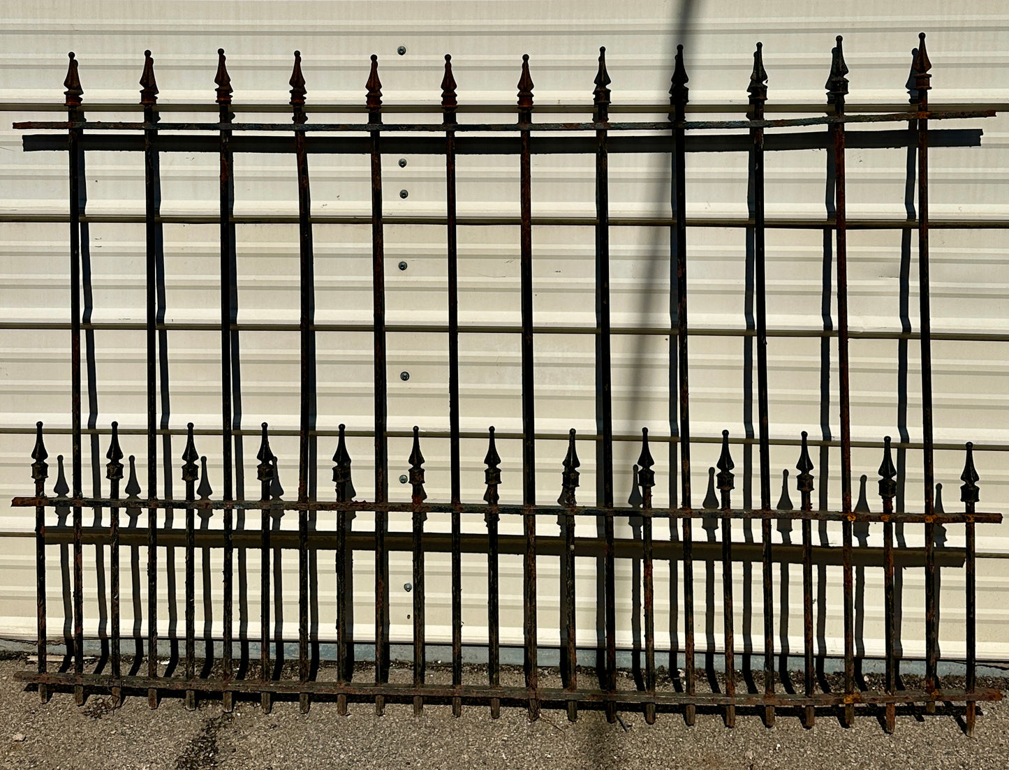 61 Feet of Antique Wrought Iron Fencing GA20787