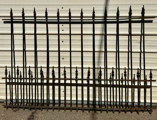 61 Feet of Antique Wrought Iron Fencing GA20787