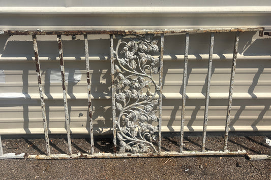 29 Feet of Wrought Iron Decorative Fence Panels GA21258