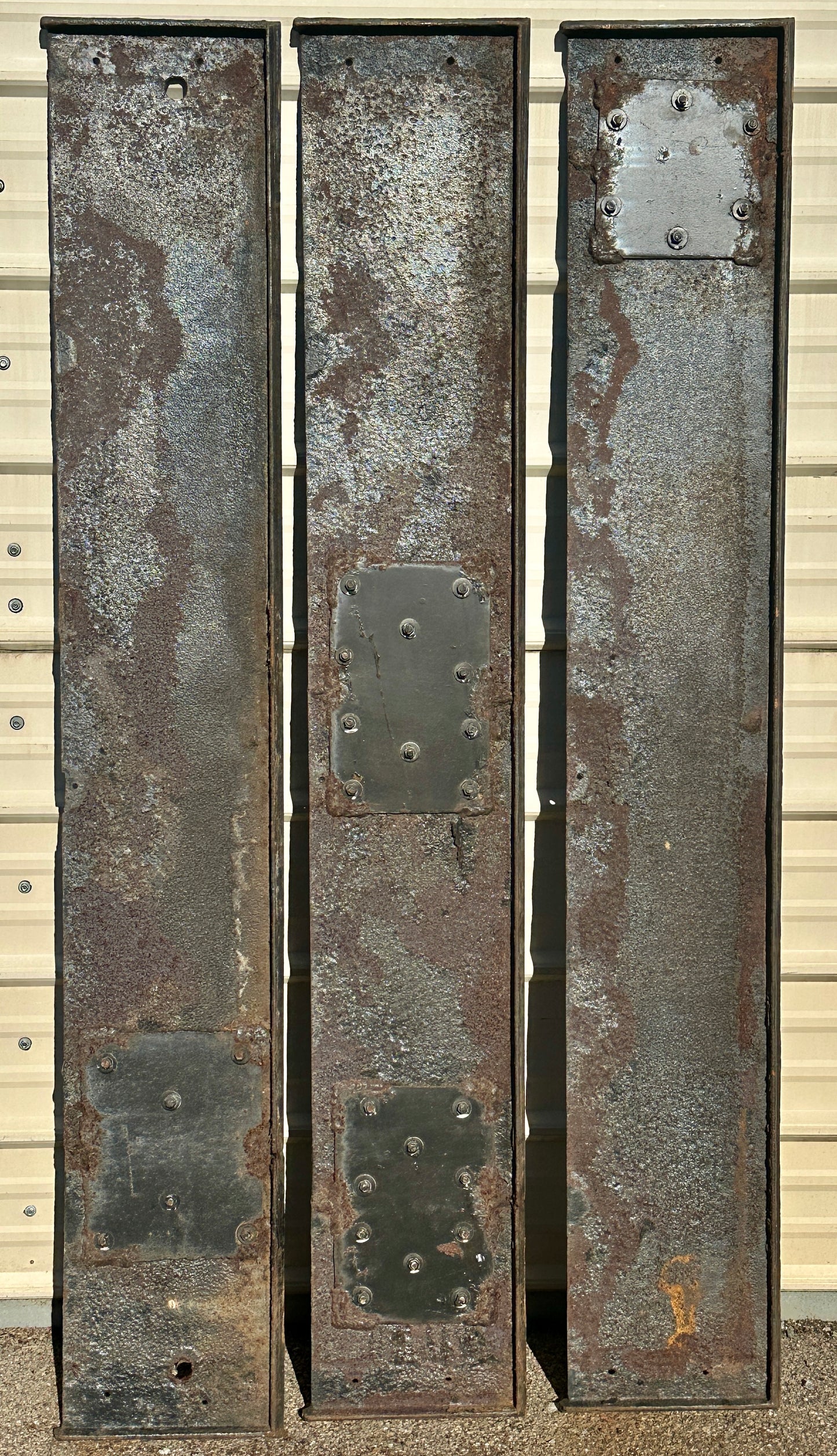 Set of 3 69" Long Cast Iron Stair Treads GA20619