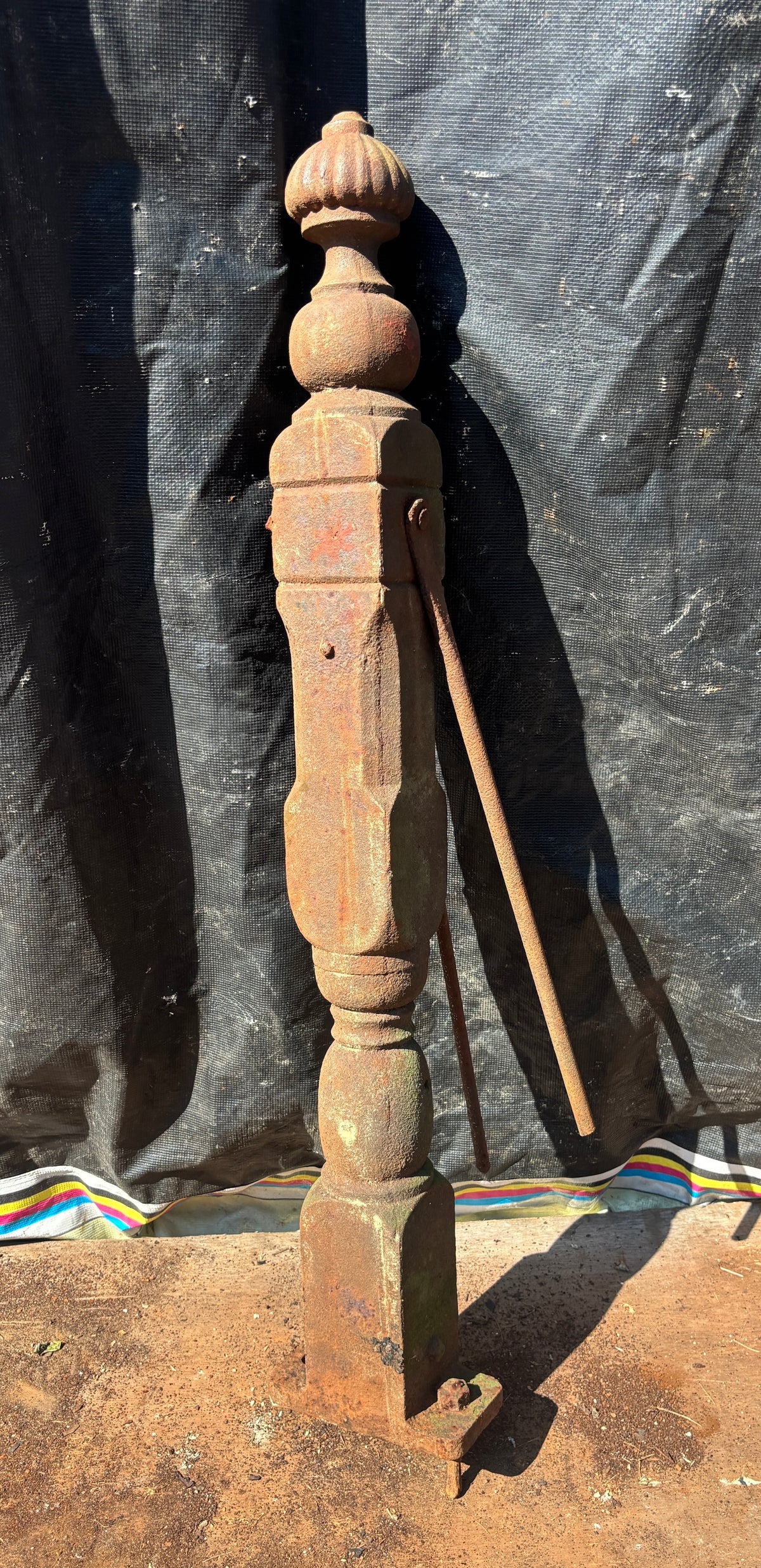 Cast Iron Newel Post GA21624