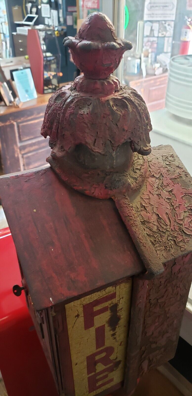 Restored 1800's Gamewell N.Y. Fire Alarm Telegraph Co. Station Box on Pole