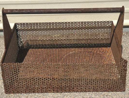 Industrial Wire Mesh Basket w/ Handle GA20903