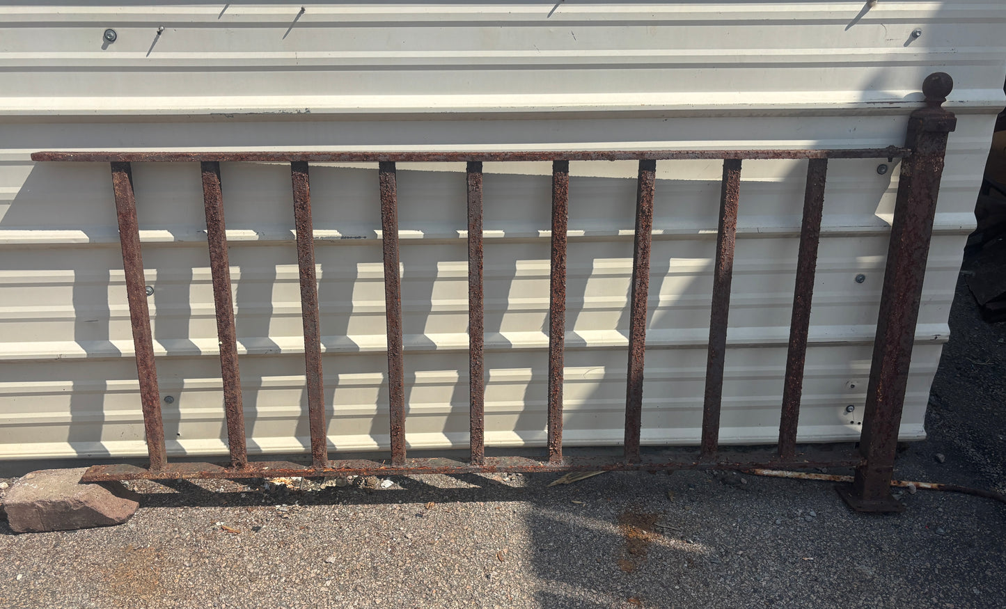 71 Feet of Wrought Iron Fence Panels GA21257