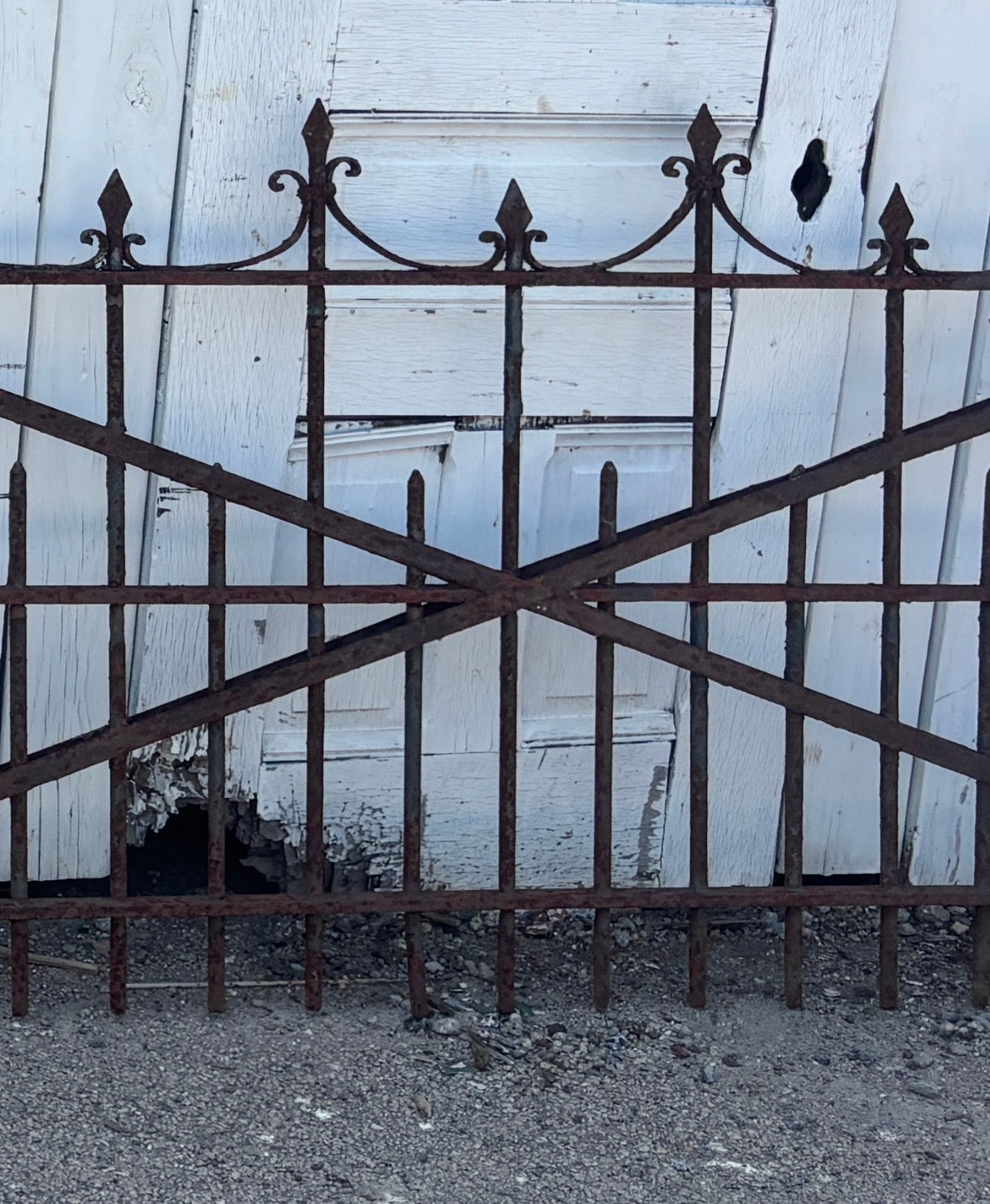 11 Feet of Wrought Iron Victorian Gates GA21245
