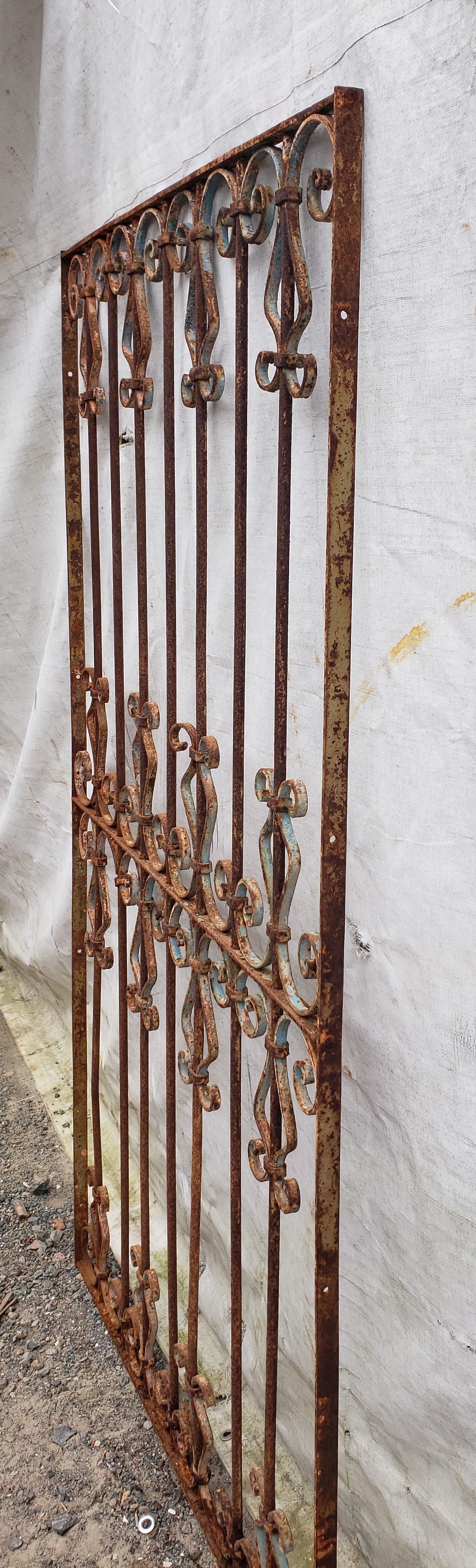Ornate Wrought Iron Gate 39 1/4" Wide by 69 1/2" Tall GA9471