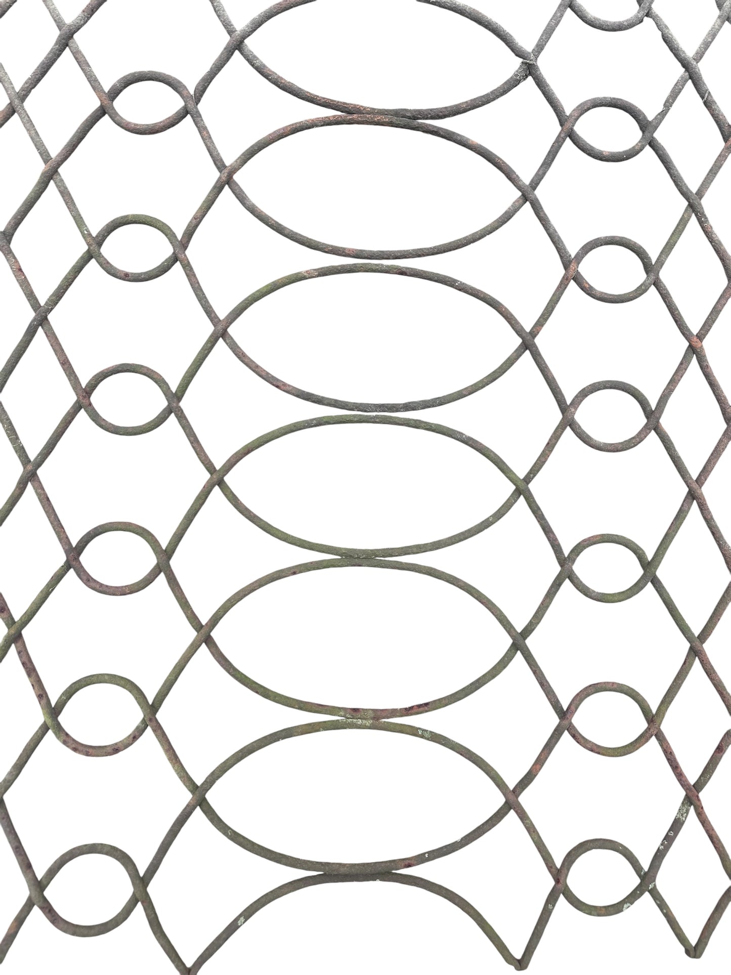 45 Ft of Antique Wrought Iron Fencing GA21062